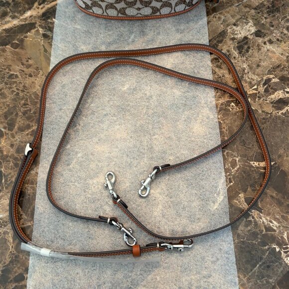 Coach Crystal Signature Jacquard Trail Bag (Burnished Amber) - Picture 13 of 16